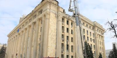 Из разрушенного россиянами здания Харьковской ОГА вывезли документы областного совета