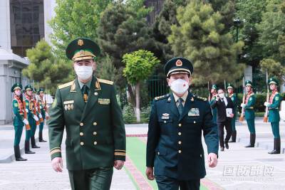 Сердар Бердымухамедов - Вэй Фэнх - Главы минобороны Китая прибыл в Ашхабад и выступил против иностранного вмешательства в дела Туркменистана - hronikatm.com - Китай - Туркмения - Ашхабад
