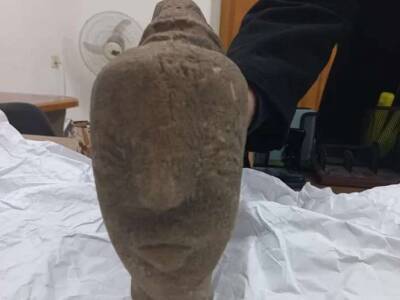 Фермер обнаружил редкую 4500-летнюю скульптуру ханаанской богини (Фото)