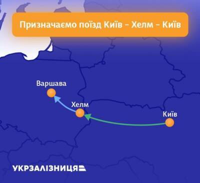 Укрзализныця назначает новый поезд: из Киева в польский Хелм