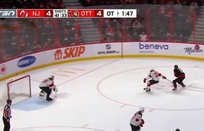 Шарангович забросил 24-ю шайбу в матче чемпионата НХЛ против «Оттавы»