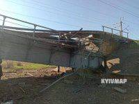 Под Мелитополи партизаны взорвали единственный железнодорожный мост, снабжавший армию РФ из Крыма