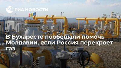 Спикер парламента Румынии Чолаку пообещал помочь Молдавии, если Россия перекроет газ