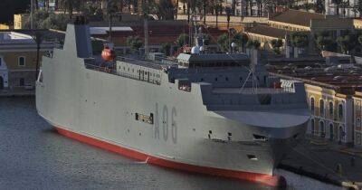 Испанский корабль доставил в Польшу 200 тонн военной помощи для Украины, — СМИ