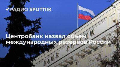Банк России: международные резервы страны за неделю сократились на четыре миллиарда долларов