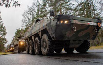 На дорогах Польши появятся колонны военной техники