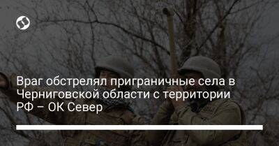 Враг обстрелял приграничные села в Черниговской области с территории РФ – ОК Север