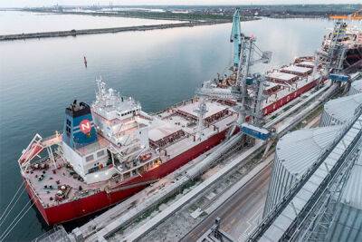 Первое судно с украинским зерном загрузили для экспорта в порту Румынии
