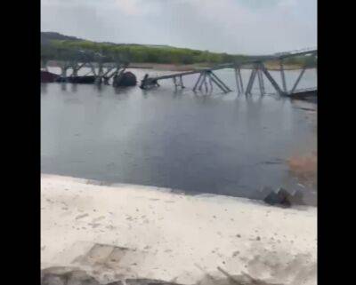 На Донетчине взорван ж/д мост через Северский Донецк в направлении Славянска