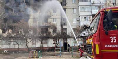 В Северодонецке российские оккупанты третий раз за неделю попали в один из домов в центре города — ОГА