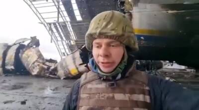 "Позор российской армии": Дмитрий Комаров показал, как сейчас выглядит разрушенный оккупантами самолет "Мрія"