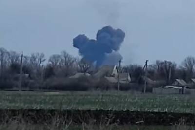 В Харьковской области сбили еще один вражеский истребитель-бомбардировщик Су-34 (видео)