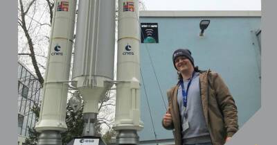 Первый студент из Латвии стажируется в Европейском космическом агентстве