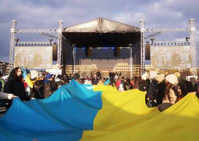В Праге прошел концерт-митинг в поддержку Украины: видео