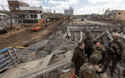 Временную переправу в Стоянке на трассе Киев-Чоп построят через две недели