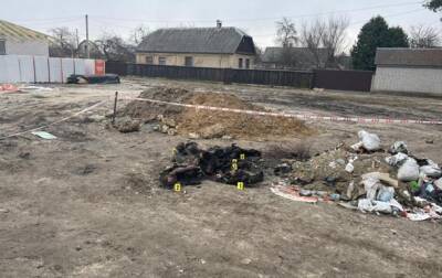 В Буче военные РФ пытались сжечь тела шести убитых мирных жителей