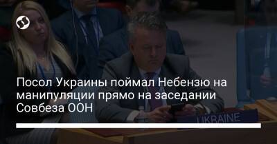 Посол Украины поймал Небензю на манипуляции прямо на заседании Совбеза ООН