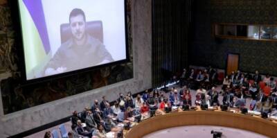 Мощное выступление Зеленского на Совбезе ООН: «Россия превращает право вето в право смерти»