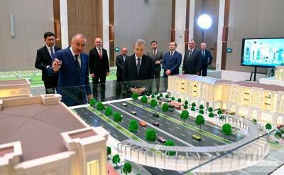 Вдоль улицы Янги Узбекистон планируется построить современные жилые комплексы. Проект презентовали Мирзиёеву