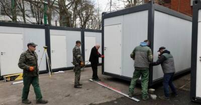 Во Львове строят городок из модульных домов для беженцев (фото)