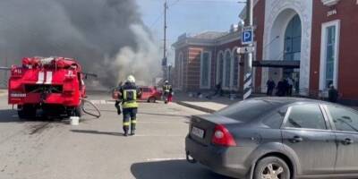 Удар оккупантов по вокзалу в Краматорске: появилось видео с места трагедии