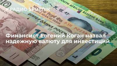 Финансист Евгений Коган назвал надежную валюту для инвестиций