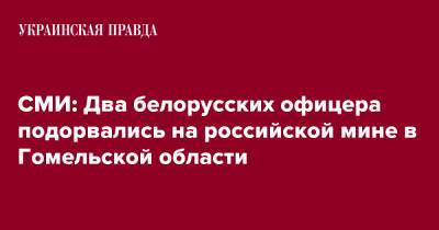 СМИ: Два белорусских офицера подорвались на российской мине в Гомельской области
