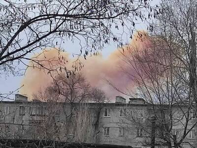 Пары от взрыва цистерны с азотной кислотой распространились в районе позиций россиян – Гайдай