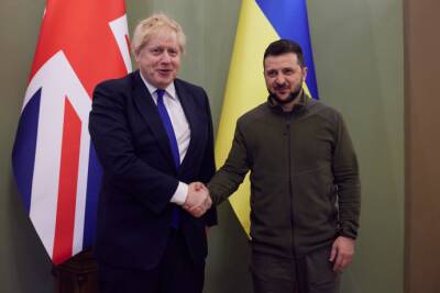 Украина и Великобритания и в дальнейшем будут усиливать антивоенную коалицию – Владимир Зеленский после встречи с Борисом Джонсоном в Киеве