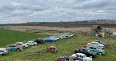 Украинец организовал музей редких ретро-авто под открытым небом (фото, видео)