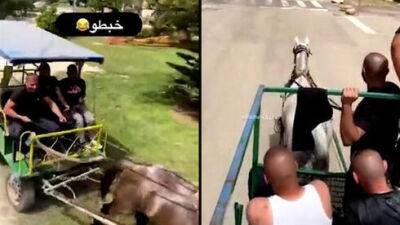 Видео: арабы из Акко гоняли по кибуцу Кфар-Масрик на тарантасах и угрожали жителям