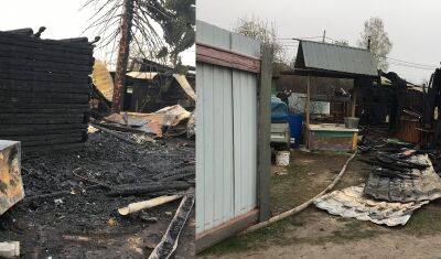 Около Тюмени сгорело 3 дома и 2 бани из-за шашлыков