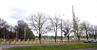 До сентября будет закрыт доступ к памятнику в Пардаугаве