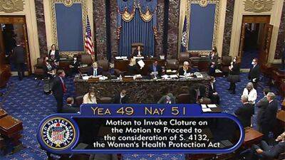 Сенат США заблокировал законопроект, который мог закрепить право на аборт в федеральном законе