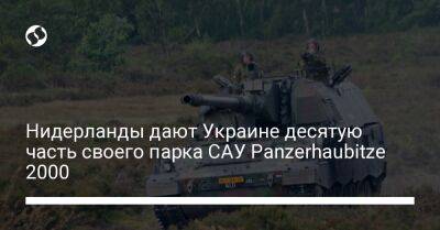 Нидерланды дают Украине десятую часть своего парка САУ Panzerhaubitze 2000