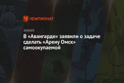 Александр Крылов - В «Авангарде» заявили о задаче сделать «Арену Омск» самоокупаемой - championat.com - Омск