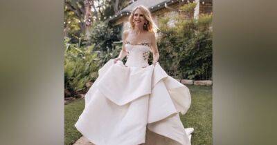 Креативный директор Schiaparelli создал невероятное свадебное платье для сестры (видео)