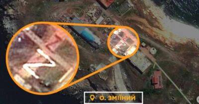 Оккупанты РФ оставили метки "Z" на острове Змеиный, — СМИ (фото)
