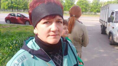 В Харькове мать погибшего воина 92-й ОМБр пришла сдать кровь для ВСУ
