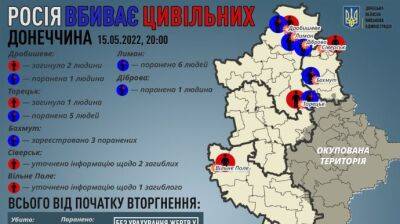 В Донецкой области Россия за день убила 3 &#8203;&#8203;и ранила 13 гражданских