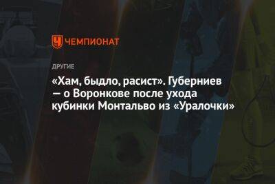 «Хам, быдло, расист». Губерниев — о Воронкове после ухода кубинки Монтальво из «Уралочки»