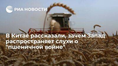 "Хуаньцю шибао": G7 провоцирует раздувание слухов о дефиците пшеницы из-за России