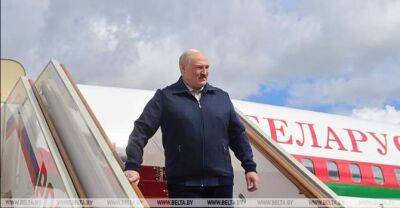 Lukashenko arrives in Moscow for CSTO summit