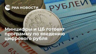 Глава Минцифры Шадаев сообщил о подготовке с ЦБ программы по введению цифрового рубля