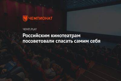 Российским кинотеатрам посоветовали спасать самим себя
