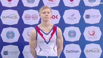 Российского гимнаста дисквалифицировали на год за букву Z на форме