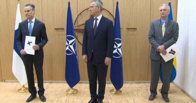 "Исторический шаг": Швеция и Финляндия подали заявки на вступление в НАТО