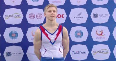 Должен вернуть медаль и призовые: российского гимнаста дисквалифицировали за букву Z на форме