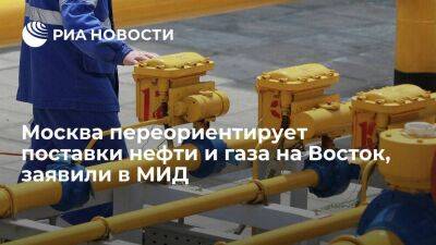 Захарова: Россия активно создает инфраструктуру для экспорта угля, нефти и газа на Восток