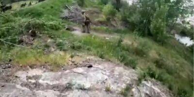 В Нацгвардии показали видео, как украинские военные взорвали мост в Луганской области